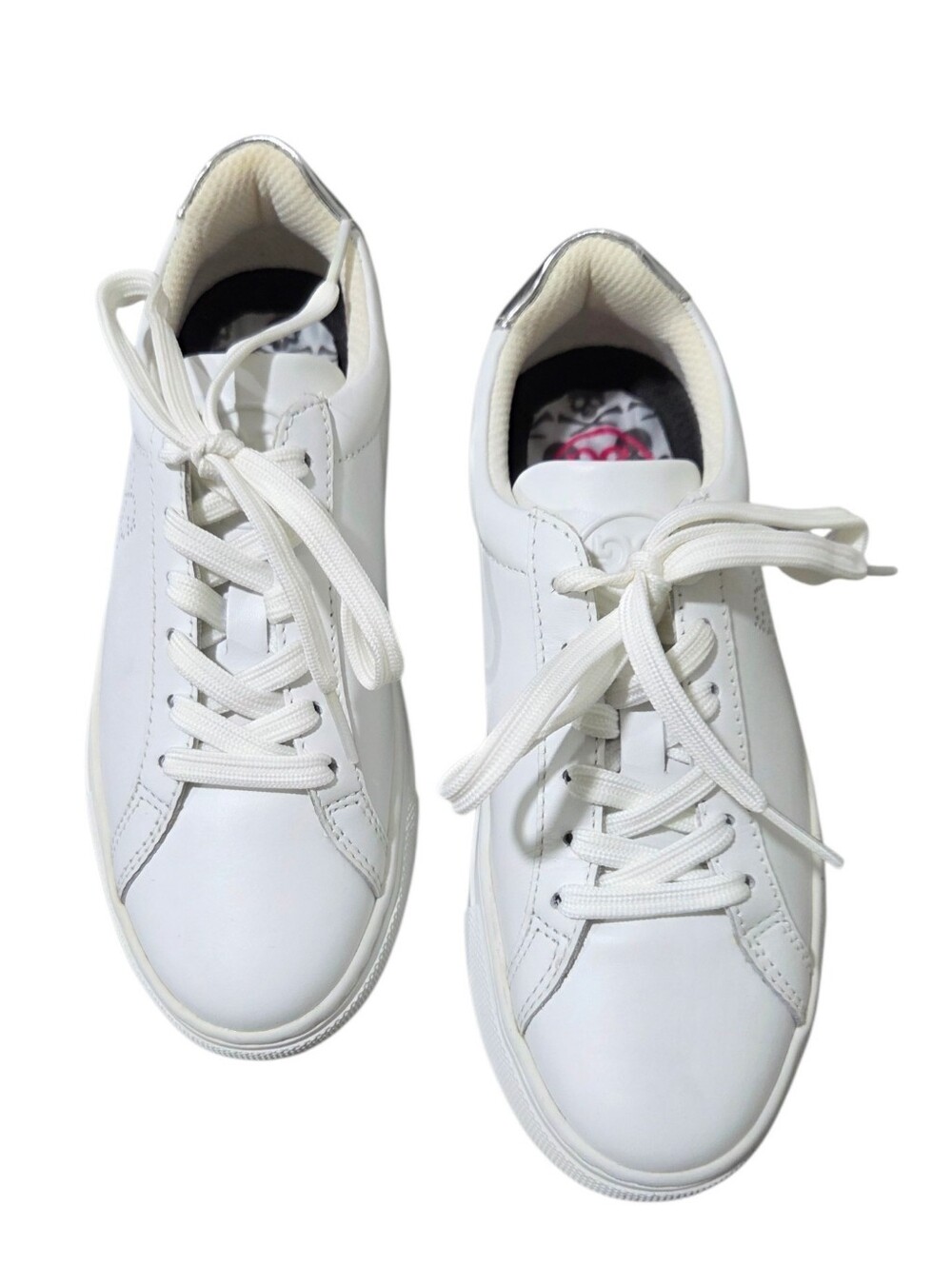 G/FORE Ladies Disruptor Golf Shoes Snow White Silver Sz 5.5 / EU 36 New - Picture 8 of 11